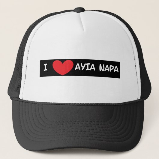 Casquette I coeur Ayia Napa (Devant)