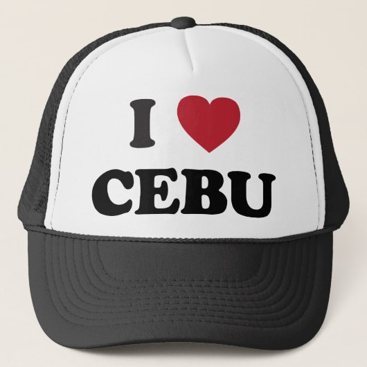 Casquette I coeur Cebu Philippines (Devant)