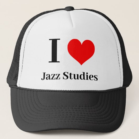 Casquette I coeur Études de jazz (Devant)