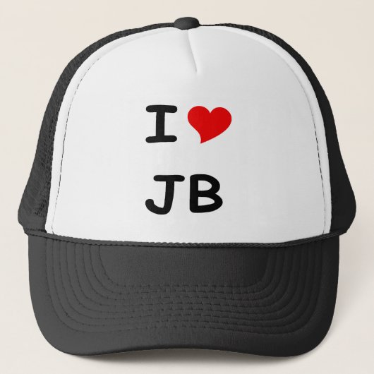CASQUETTE I COEUR JB (Devant)