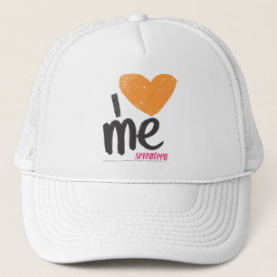 Casquette I coeur j'orange