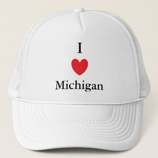 Casquette I coeur Michigan (Devant)