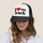 Casquette I coeur mon camion (En situation)