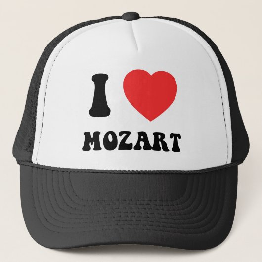 Casquette I coeur Mozart (Devant)