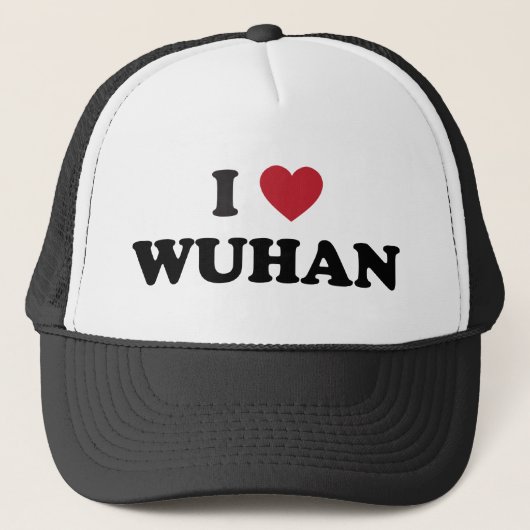 Casquette I coeur Wuhan Chine (Devant)