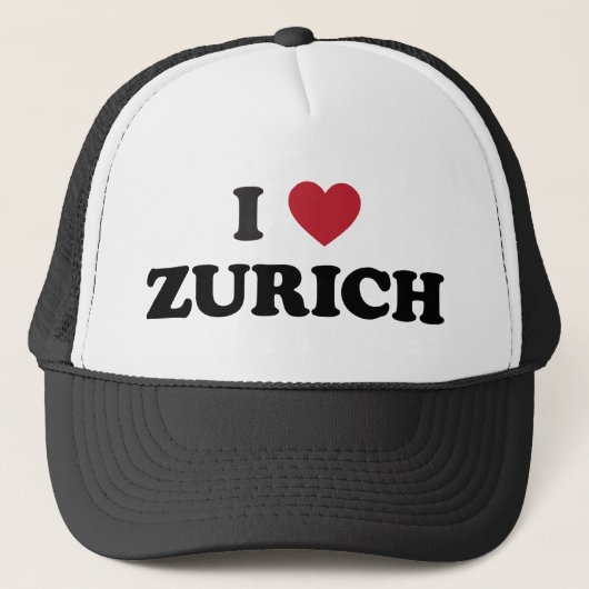 Casquette I coeur Zurich Suisse (Devant)