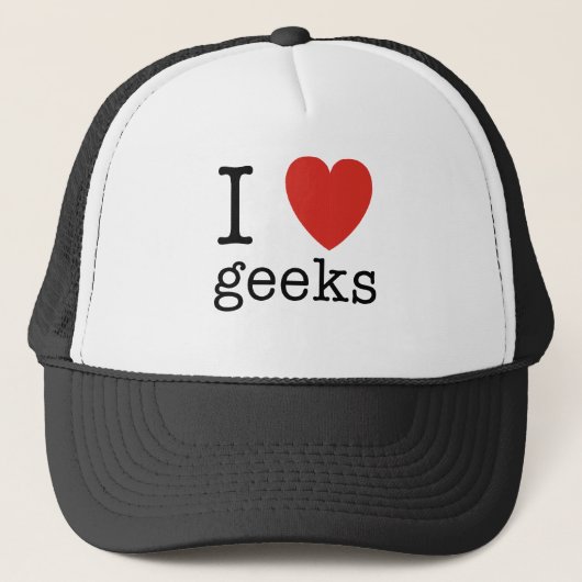 Casquette I geeks de coeur (Devant)