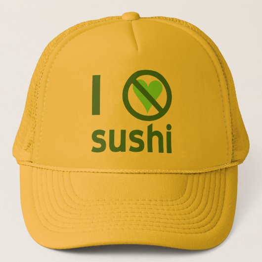 Casquette I Hate Sushi (Devant)
