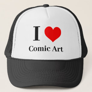 Casquette I heart Comic Art