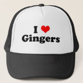 Casquette I Heart Gingers (Devant)