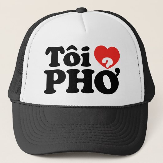 Casquette I Heart (Love) Pho (Tôi PHỞ) (Devant)