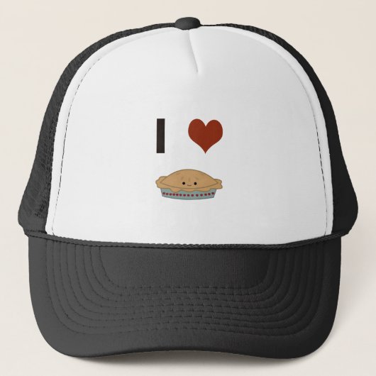 Casquette I heart (love) Pie (Devant)