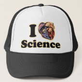 Casquette I Heart Love Science Anatomiquement Correct Geek (Devant)