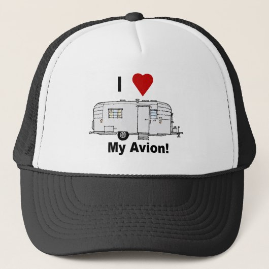 Casquette I heart My Avion-fullrig 60 s (Devant)