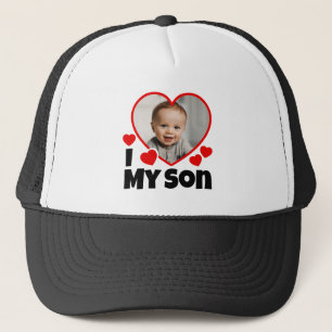 Casquette I Heart My Son Photo Personnalisée