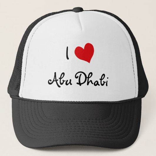 Casquette I Love Abu Dhabi (Devant)