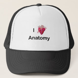 Casquette I Love Anatomy with human heart!