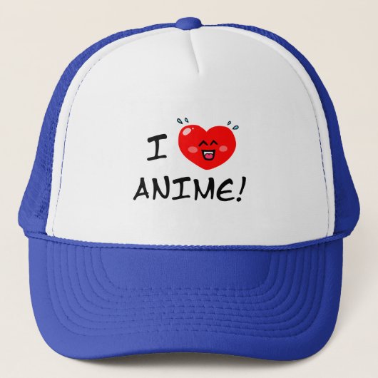 Casquette I Love Anime (Devant)