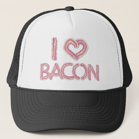 Casquette I Love Bacon (Devant)