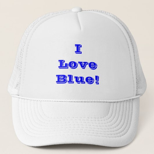 Casquette I Love Blue (Devant)