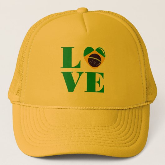 Casquette I love Brazil (Devant)