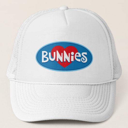 Casquette I Love Bunnies (Devant)