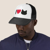 Casquette I love cats (En situation)