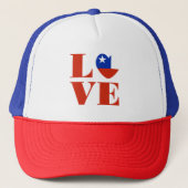 Casquette I love Chile (Devant)