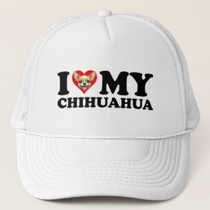 Casquette I Love (Coeur) My Chihuahua