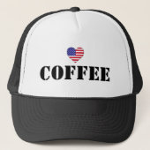 Casquette I Love Coffee™ Trucker Hat (Devant)