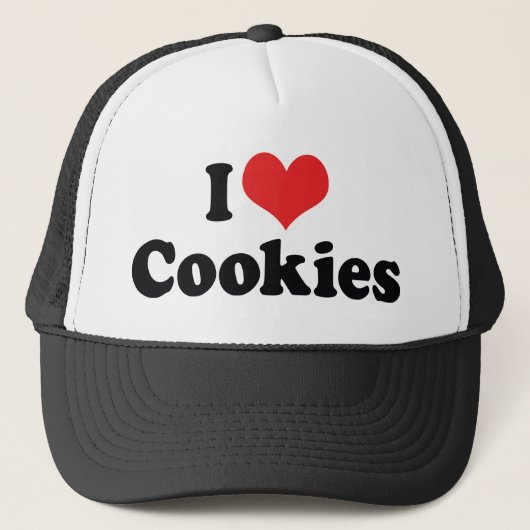 Casquette I Love Cookies (Devant)