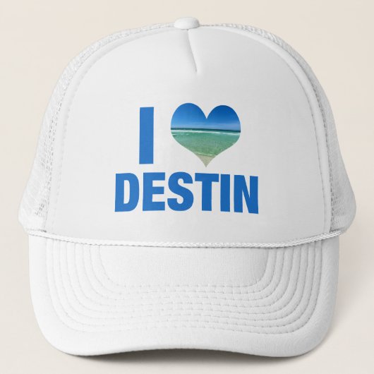 Casquette I Love Destin Florida Beach (Devant)