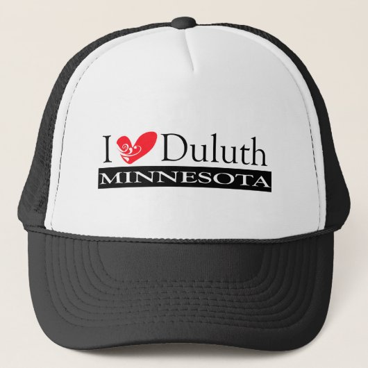 Casquette I Love Duluth Minnesota (Devant)