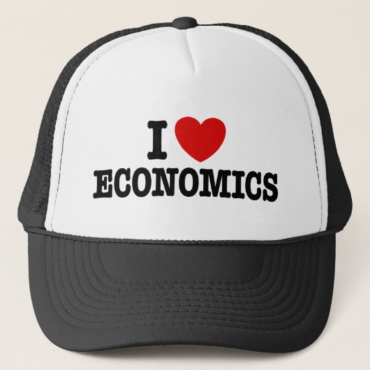 Casquette I Love Economics (Devant)