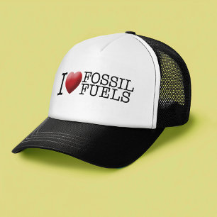 Casquette I love fossil fuels