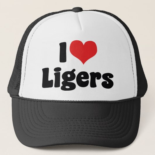 Casquette I Love Heart Ligers (Devant)