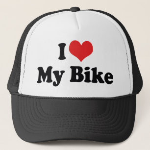 Casquette I Love Heart My Bike - Vélo Motorcycle Lover