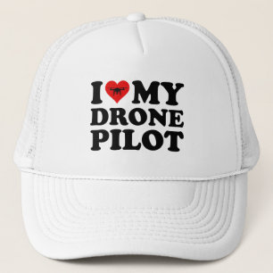 Casquette I Love (Heart) My Drone Pilot