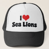 Casquette I Love Heart Sea Lions (Devant)