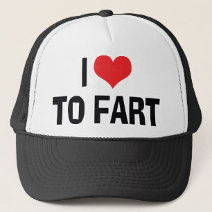 Casquette I Love Heart To Fart - Drôle Humour