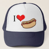 Casquette I Love Hot Dog (Devant)