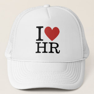Casquette I ❤️ Love HR (Département RH) PERSONNALISABLE