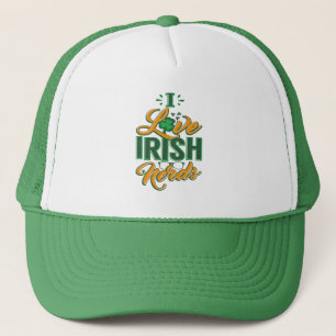 Casquette I Love Irish Nerds Jour de la Saint Patrick