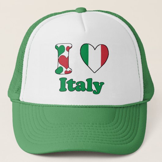 Casquette I love Italy (Devant)