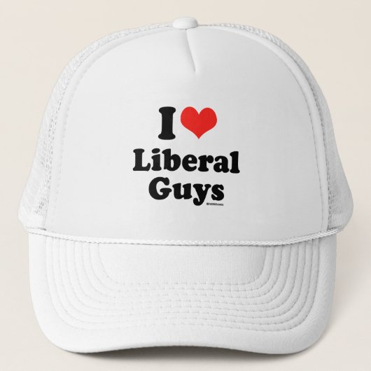 CASQUETTE I LOVE LIBERAL GUYS (Devant)