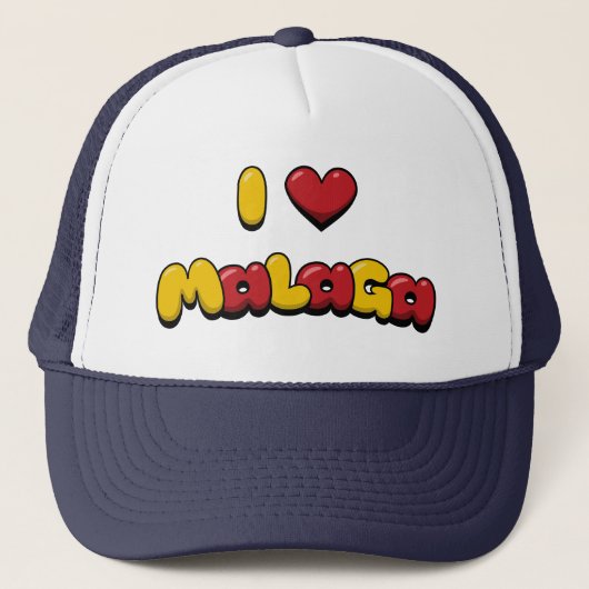 Casquette I Love Malaga (Devant)