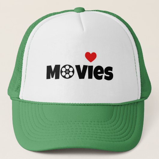Casquette I love movies (Devant)