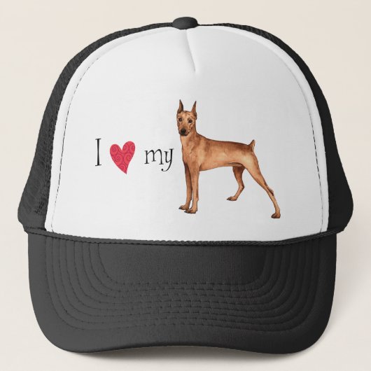Casquette I Love my German (Devant)