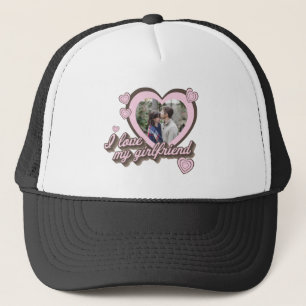 Casquette I Love My Girlfriend Photo personnalisée