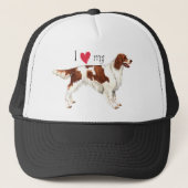 Casquette I Love my Irish Red and White Setter (Devant)